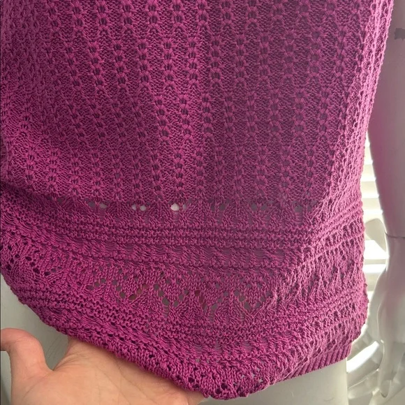 Lauren Ralph Lauren Magenta Knit Tank Top - Picture 4 of 7